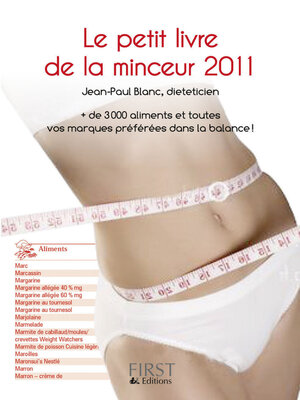 cover image of Le Petit Livre de la minceur 2011